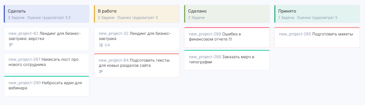 Компактный дизайн задач